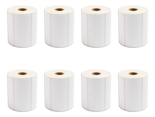 8 Rollos! Etiquetas Autoadhesivas 50 X 25mm Brother 4410d 0