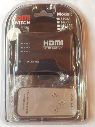 Hdmi Switch Adaptador X 3 Puertos Hdmi 0