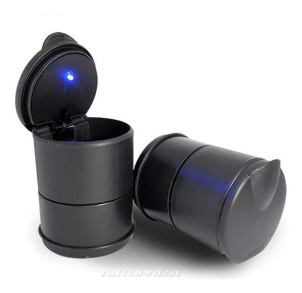 Cenicero Auto Universal Tachito C/ Led P/ Consola Posavaso 0