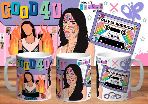 Taza Olivia Rodrigo De Plástico 0