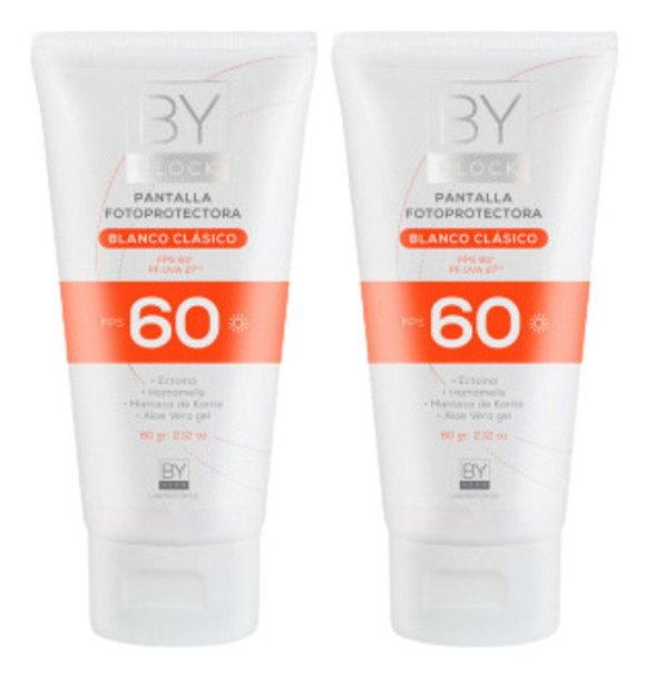 Pack X 2 By She Protector Solar Fps 60 X 60g Sin Color 0