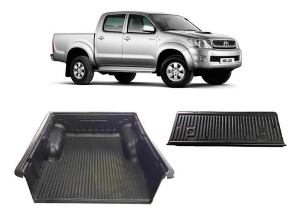Cubre Caja Con Borde Toyota Hilux 2005 A 2015 D/c 0