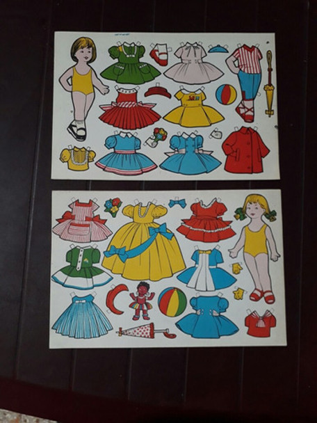 Planchas De Figuritas Para Recortar Y Vestir.la Nena. 0