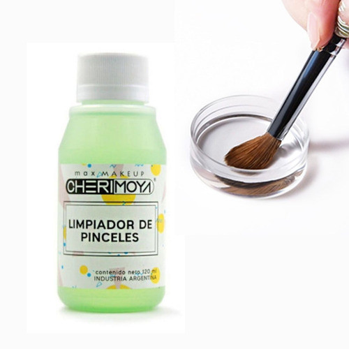 Liquido Limpiador De Pinceles Profesional Cherimoya 120ml 0