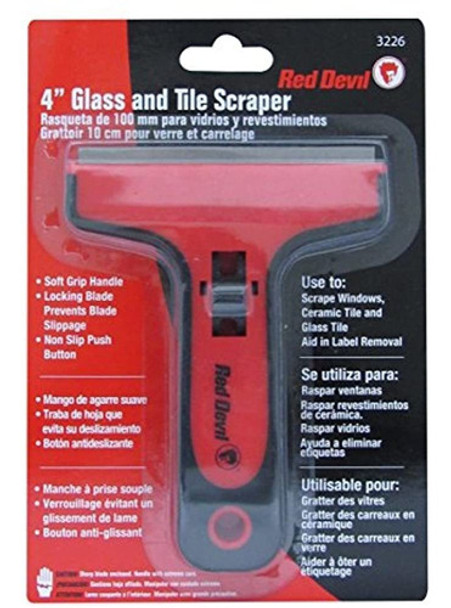 Red Devil 3226 Premium 4 Pulgadas Glass Y Tile Scraper 0