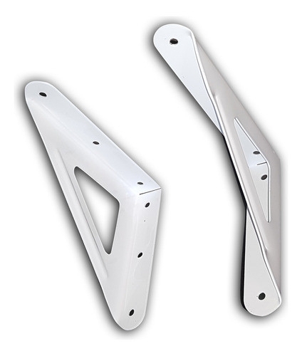 2 Soportes Estante Strong 405 Ménsula 100x150mm Blanco Sc 0