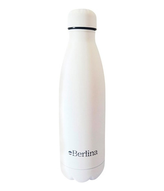 Botella Deportiva 500 Ml Metal Berlina Blanco 0