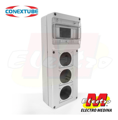 Tablero P/ Termica 8 Din + 3 Hueco Conextube Electro Medina 0