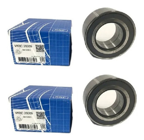 Juego Rulemanes Rueda Delantera Skf Ford Fiesta Max Con Abs 0