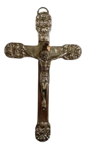 Crucifijo De Bronce 22 Cm 0