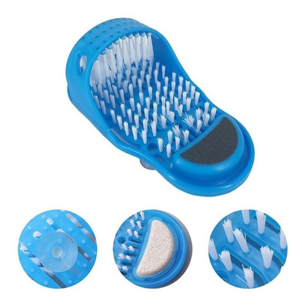 Sandalia Exfoliadora Ducha Limpia Pies Cepillo Callos Masaje 0