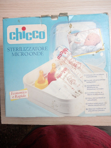 Esterilizante De Mamaderas Para Microondas Marca Chicco 0