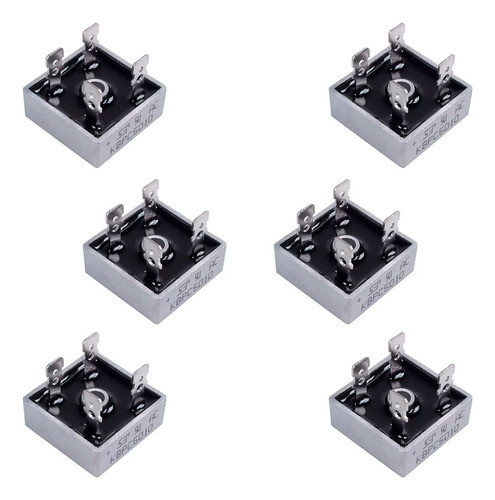 6 Unidades Puente De Diodo Rectificador 50a 1000v Kbpc5010 0