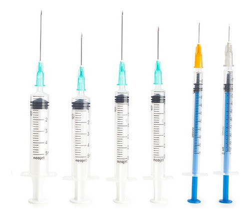 Jeringa De 5 Ml Con Aguja 40/8 X 100 Unidades Darling 0