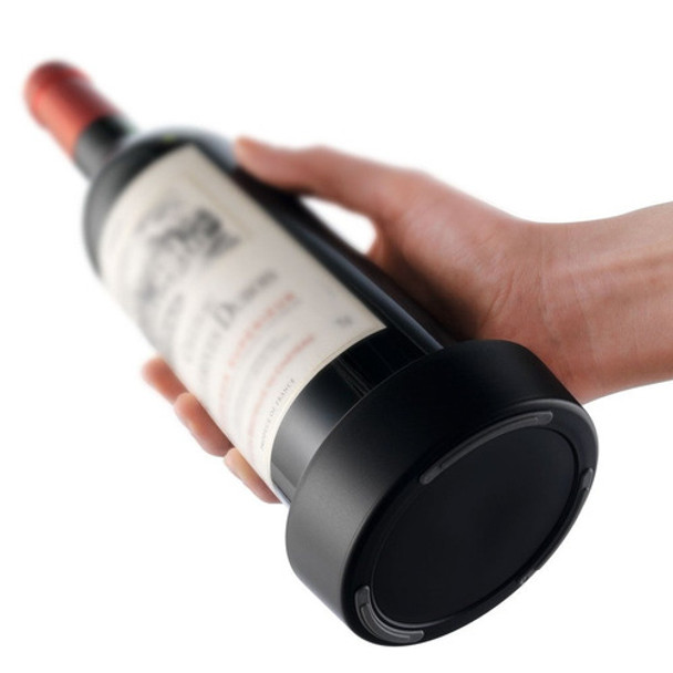 Posabotellas De Vino - Bottle Coaster Vacu Vin (negro-pvc) 0