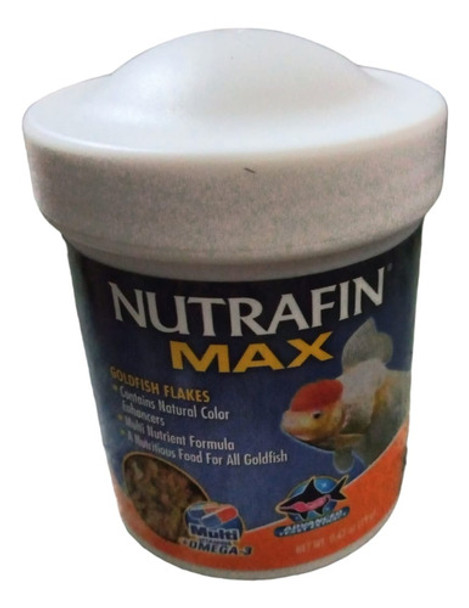 Alimento Peces Tropicales Nutrafin Max Flakes 19 Grs 0