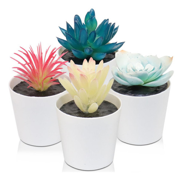 Uguisu Coloridas Flores Maceta Falsas, Suculentas Suculentas 0
