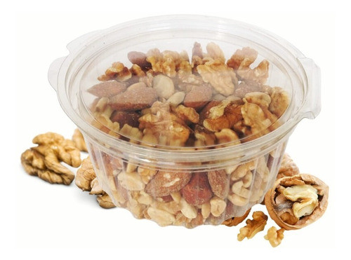 Pote Con Tapa Bisagra Descartable Mediano X 100 Un 0