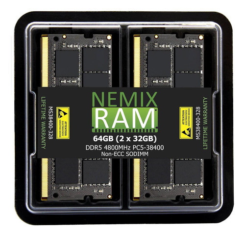 Nemix Ram 64gb (2x32gb) Ddrmhz Pcnon-ecc 262-pin 1.1v Sodimm 0