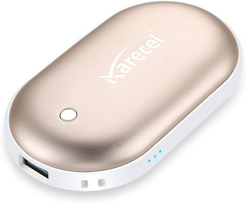 Calentador De Manos Usb, Doble Cara Climatizada - Dorado. 0