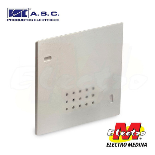 Zumbador Embutir Timbre 10x10 220v C 201 Asc Electro Medina 0