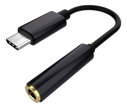 Adaptador Usb C A Jack Wkwzy Usb C Dac 32 Bits Negro 0