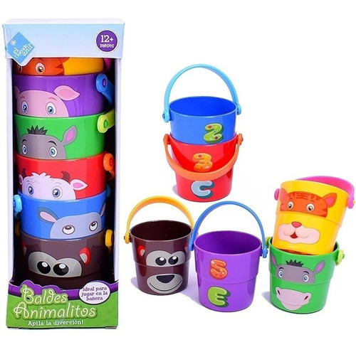 Baldecitos Didacticos Apilables Hora Del Baño El Duende Azul 0