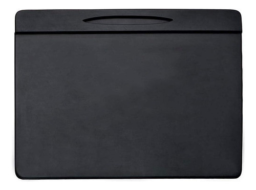 Almohadilla De Mesa De Conferencia De Cuero Sintético Negro 0