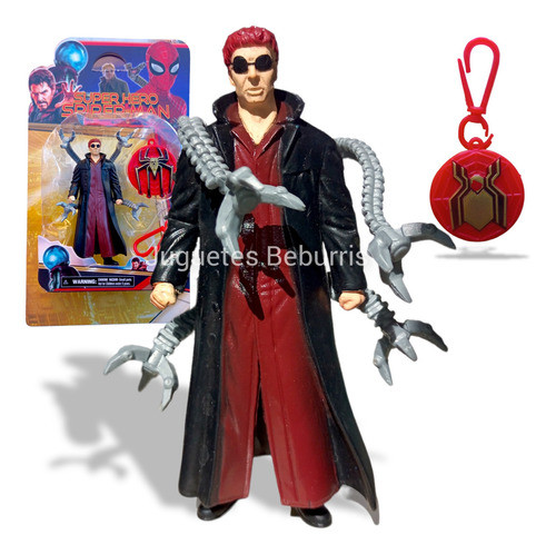 Muñeco Dr Octopus Villano De Spiderman Con Llavero De Regalo 0