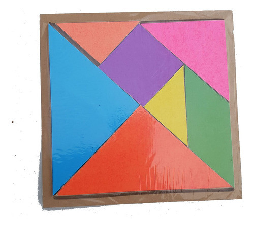 Rompecabezas Tangram Madera Didácticos Mis Juguetes 0
