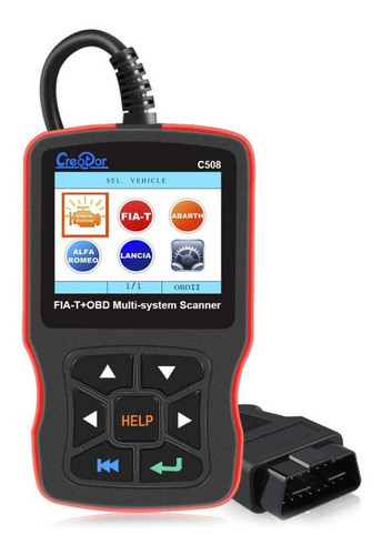 Scanner Automotriz Creator C508 Fiat + Obd Multisystem 0