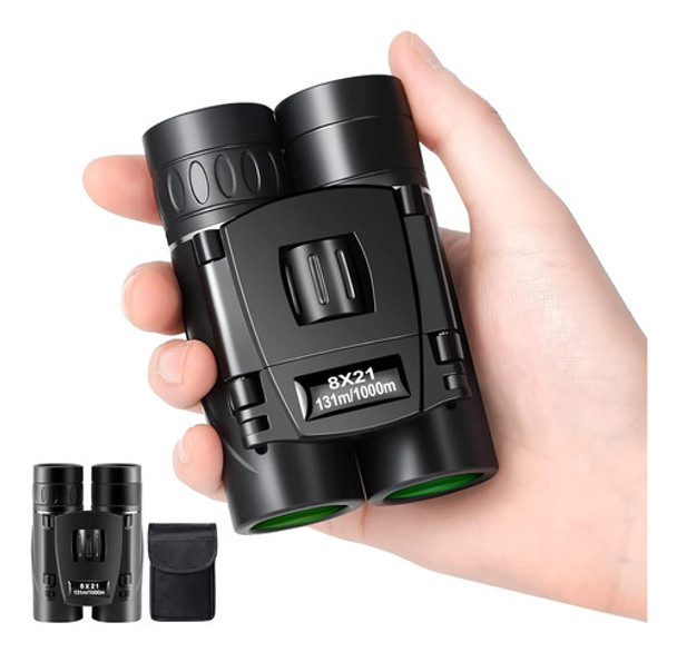 ~? Wrnrn 8x21 Mini Prismáticos Ligeros, Prismáticos De Bolsi 0