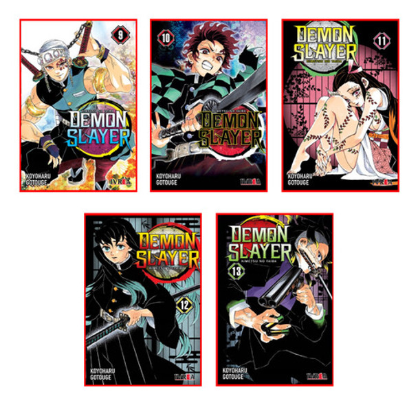 Combo Demon Slayer - Kimetsu No Yaiba 9 A 13 - Manga -ivrea 0