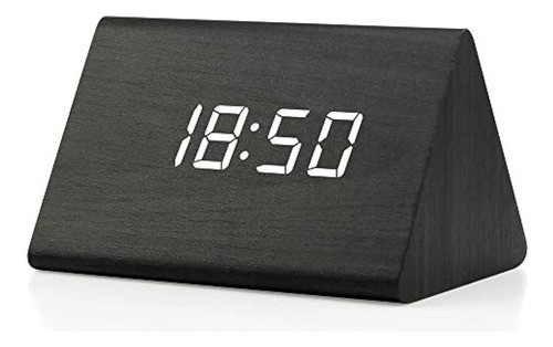 Oct17 Reloj De Madera Madera 2018 Nueva Versión Alarma Led R 0