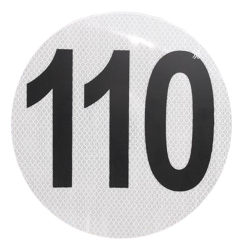 Circulo Velocidad Maxima 110km/h 0