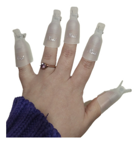 Broches Para Uñas, Removedor Esmaltado Semipermanente X10 0