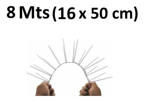 16 X 50 Cm Puas Pincho Espanta Ahuyenta Paloma Aves Pajaro 0