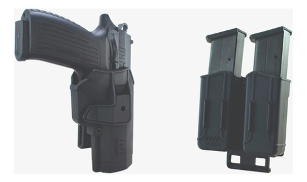 Kit Pistolera Polimero Boer Thunder Tpr + Portacargador 0