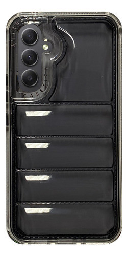 Protector Para Samsung A25 Puffer Carcasa Negro 0