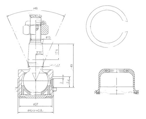 Rotula Inf Ctr Hyundai Accent 97-99 0