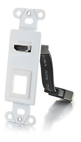 C2g Cables To Go 39711 Pase Hdmi Con Una Placa Keystone Inse 0