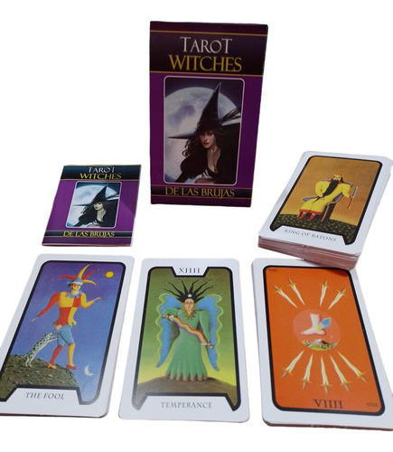 Mazo Tarot Witches 78 Cartas + Guia 0