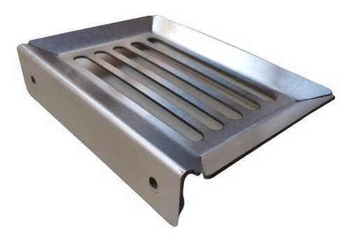 Jabonera Con Ranuras De Acero Inoxidable 0