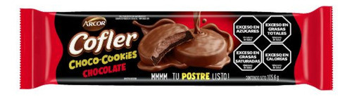 Galletitas Cofler Choco Cookies Choco X 105g 0