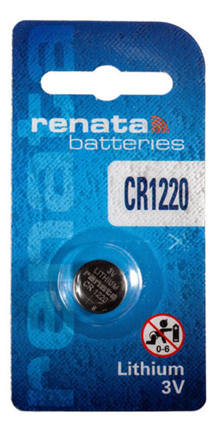 5 X Pilas Boton Cr1220 Renata Original 1220 San Martin 0