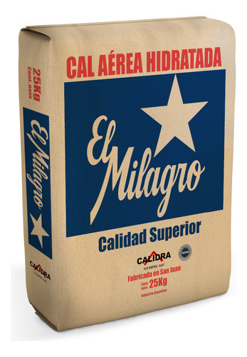 Cal Hidratada El Milagro X 25 Kg Cefas 0