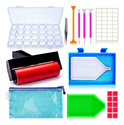 Kit De Accesorios Completo Para Pintura 5d Por Diamantes 0