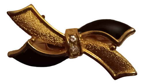 Antiguo Prendedor Broche Metal Dorado Bañado En Oro C°7desw3 0