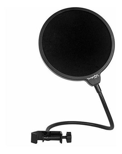 Dragonpad Usa 6 Microfono Estudio Pop Filtro Con Abrazadera 0