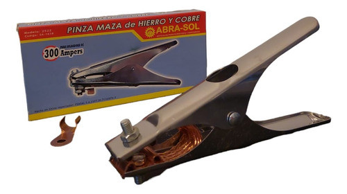 Pinza Maza Soldadora Hierro 300 Profecional Contacto Cobre 0